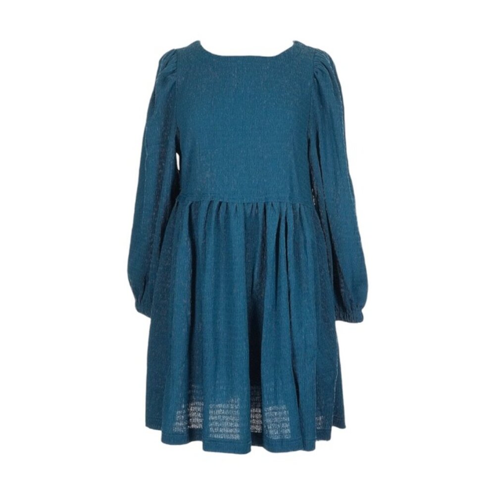 Women’s Teal Blue Casual Dress, M *New with Flaw*